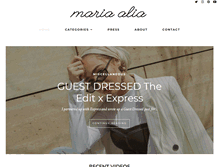 Tablet Screenshot of mariaalia.com